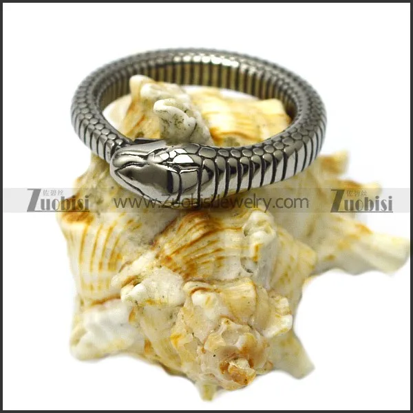

Top Selling Fashion Stainless Steel Wrap Around Snake Ring-