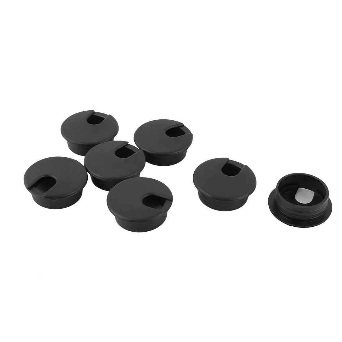 UXCELL Color Office Pc Computer Desk Table Plastic Cable Cord Hole Cap