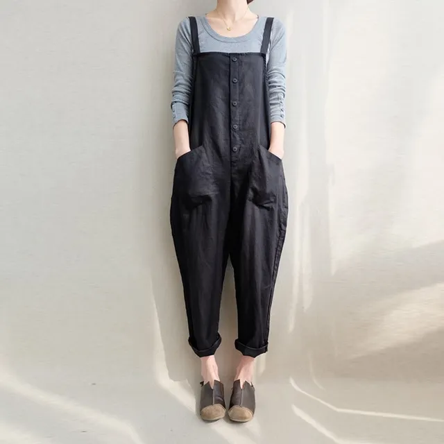 loose dungarees jumpsuit