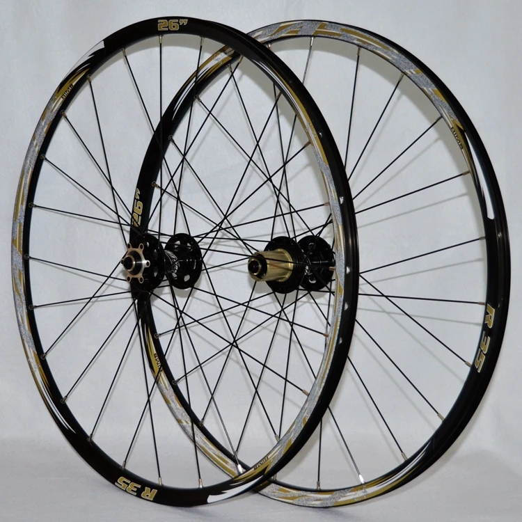 Discount mountain bike bicycle wheel front 2 rear 4 bearing japan hub 24h super smooth wheel wheelset Rim26in 27.5in QR 1580g 32 Discount mountain bike bicycle wheel front 2 rear 4 bearing japan hub 24h super smooth wheel wheelset Rim26in 27.5in QR 1580g 32