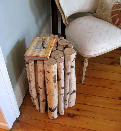 

Evmingo Tree Asymmetrical Side Coffee Table 35x40 CM