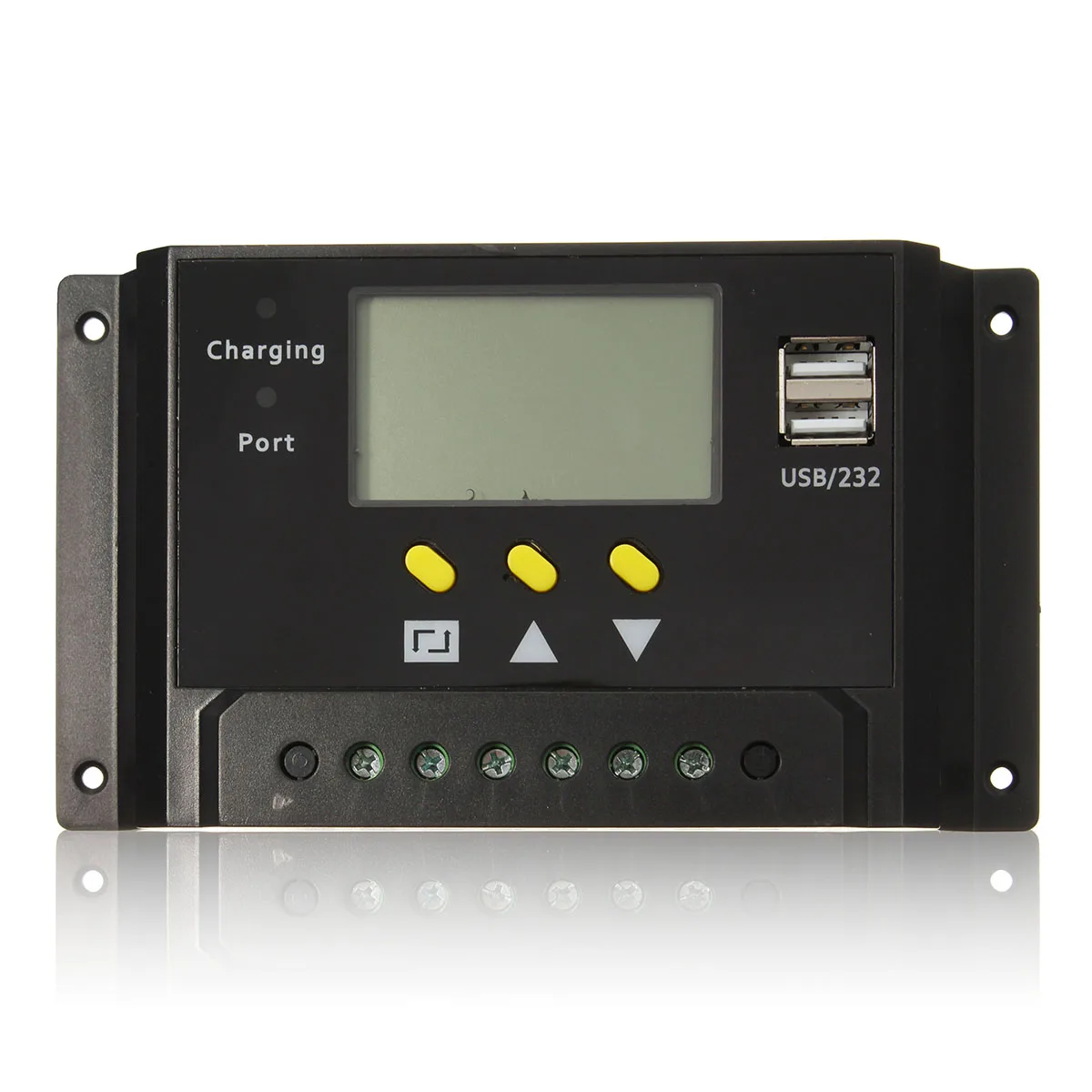 

Auto Solar Panel Battery Charge Controller 30A PWM LCD Display Solar Collector Regulator 24V/12V 360W/720W with Dual USB Output