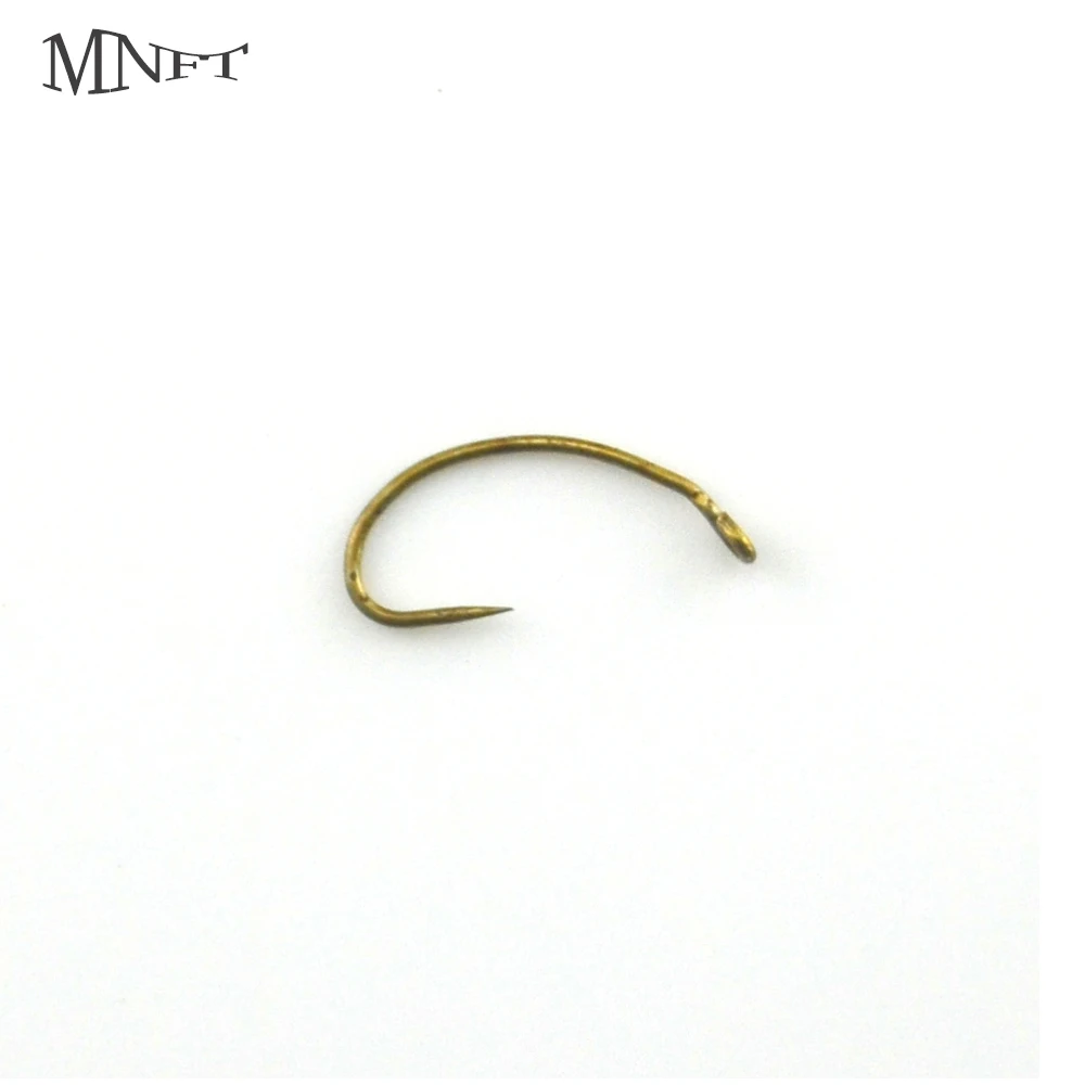 MNFT 50 шт. #12 Nymph жучок креветки личинок Caddis крючки для завязывания рыбы крючок