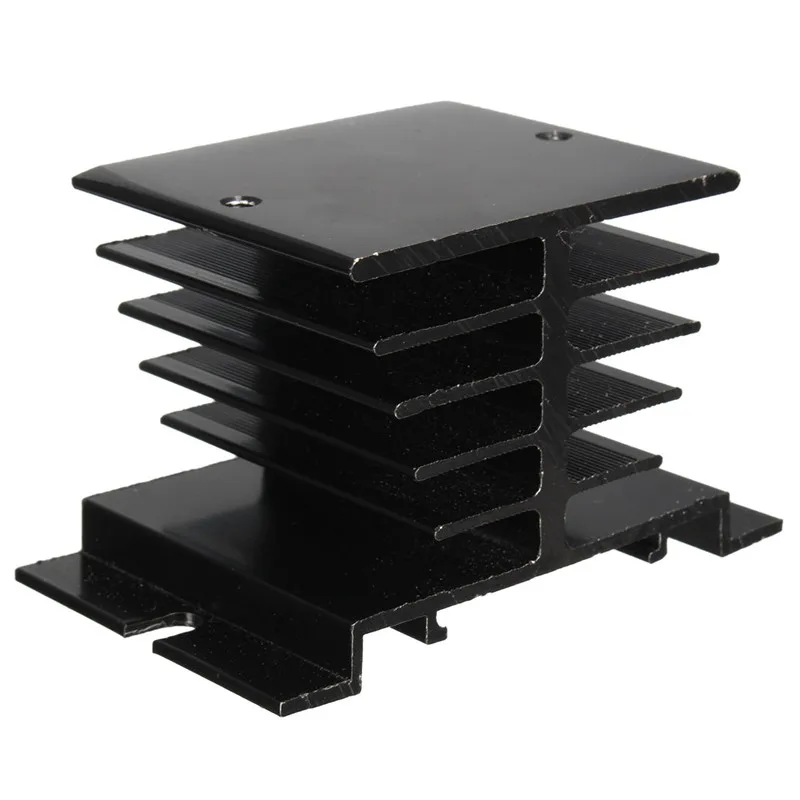 

SSR Aluminum Small Type Heat Sink Heatsink 10A to 40A Single Phase Solid State Relay Dissipation Cooling Cooler Radiator