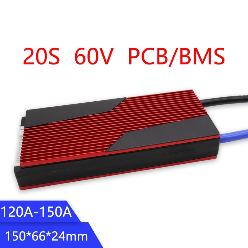 

20S BMS 60V LiFePO4 battery Management System BMS 120A 150A with high current for lithium