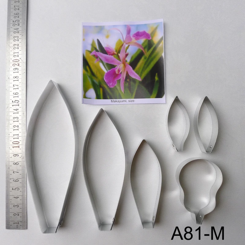 

Makayumi Size Set Cutters, Sugarcraft cutters,r, fondant cutter, Clay tools,Clay flower cutters,sugar flower