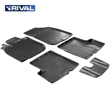 Для Renault Sandero II- Коврики в салон 5 шт./компл. полиуретан Rival 14703003