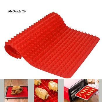 

Pyramid Bakeware Pan Nonstick Silicone Baking Mat Pads Easy Method for Oven Baking Tray Sheet Kitchen Tools Barbecue Accessories