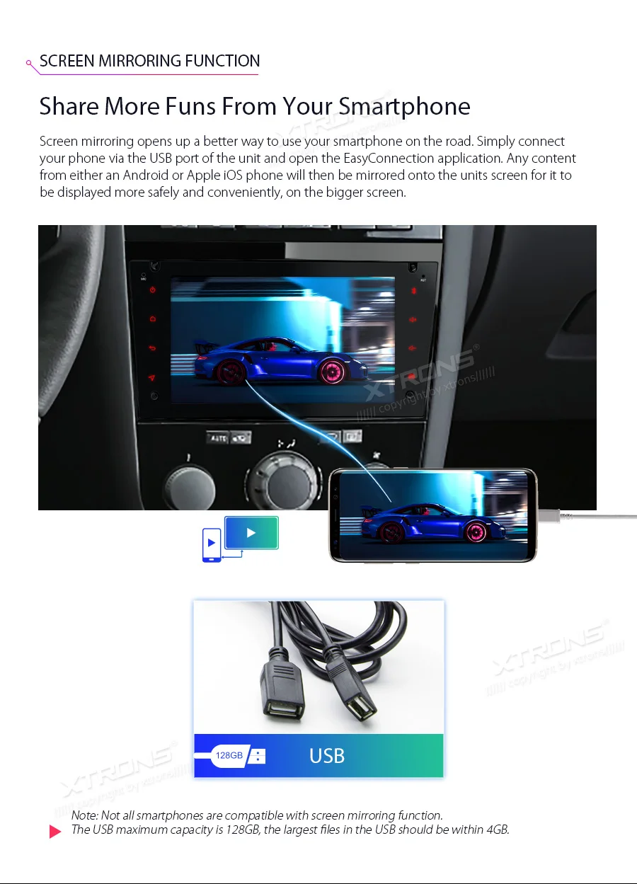 Cheap XTRONS 7" Android 8.1 Octa Core 2GB RAM 16GB ROM Car Stereo Radio GPS navigation for OPEL Astra Corsa Zafira for VAUXHALL No DVD 9