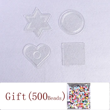 

4pcs Small Pegboards For 2.6mm Mini Hama/Artkal /Fuse Beads Small Beads Only Different Shapes Nice Christmas Gift Present