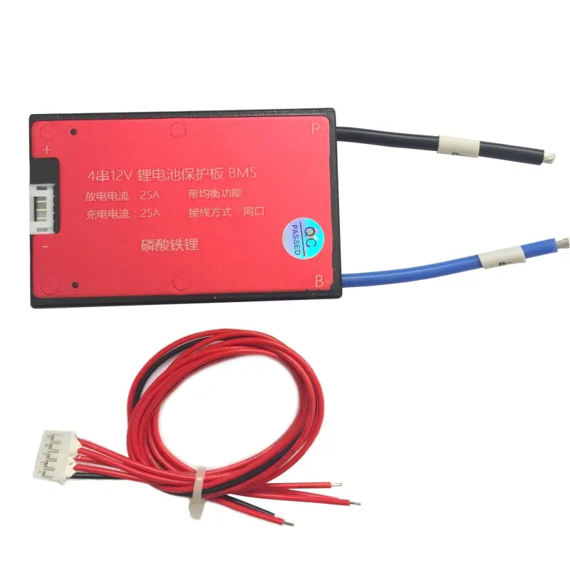 10 шт./лот 4S 12 V 25A 35A 45A 60A Lifepo4 LFP батареи БМС PCM плата с баланса для солнечного