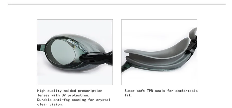 Barracuda Dr. B оптические очки для плавания RX дальнозоркая противотуманная защита от ультрафиолета не протекает простая регулировка для взрослых#92295