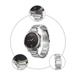 22 мм Из Нержавеющей Стали Браслет Смарт Смотреть Ремешок Ремешок для Garmin Fenix Chronos