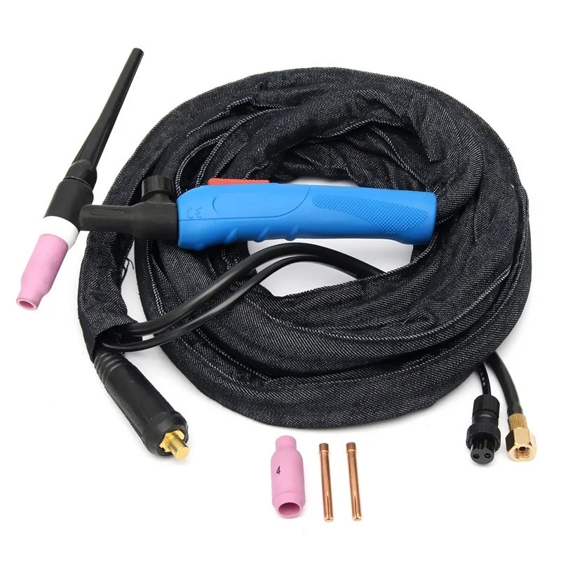 

Welding Gas Torch Kit WP-17FV 3.7m Air-cooled Tig WeldingTorch with Flexible Head Body and Gas Valve for Welder
