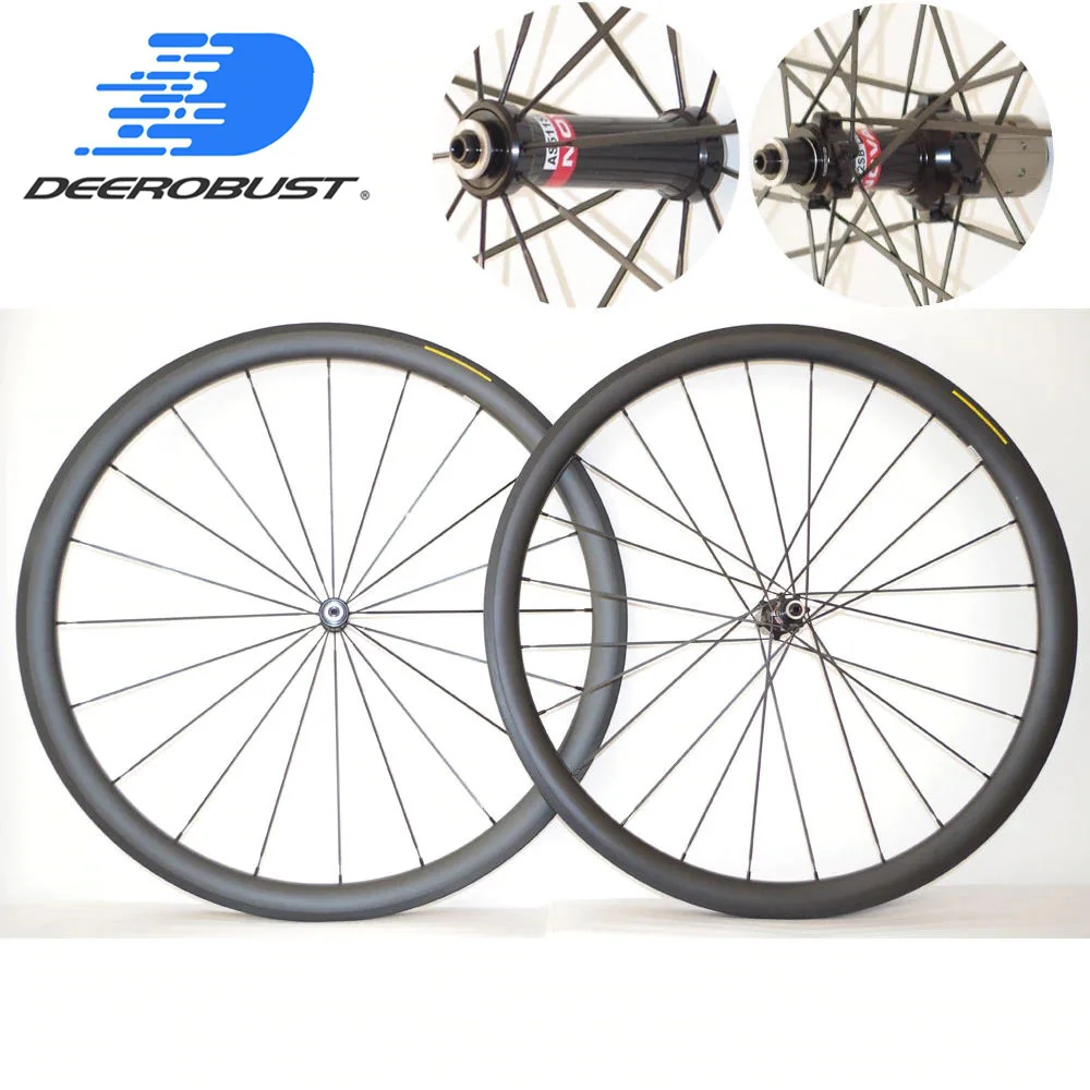 

1381g Straight Pull 700C 38mm U-shaped Carbon Tubeless Clincher Road Bike Wheel set Bicycle Wheels Novatec AS511SB/FS522SB UD