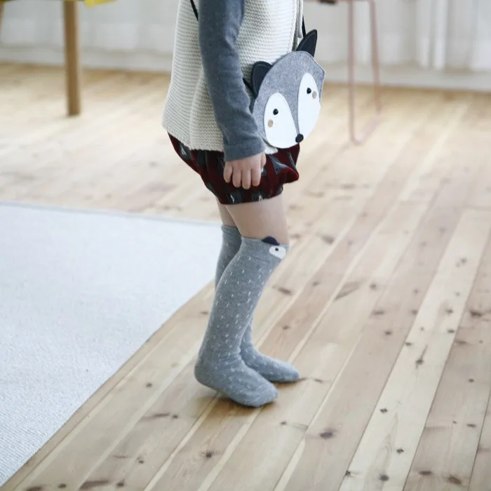 Knee High Long LegWarmers Cute Socks Boy Girl Children socks 0-6 Y Cartoon Cute Kids Socks Bear Animal Baby Cotton Socks