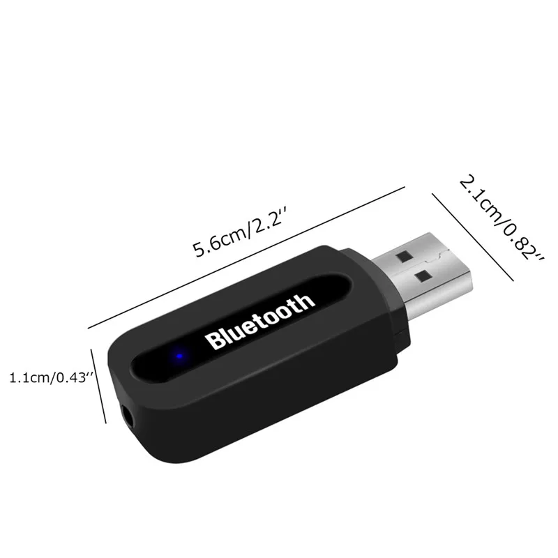 Беспроводной USB Bluetooth Aux приемник музыкальный стерео адаптер AMP ключ аудио