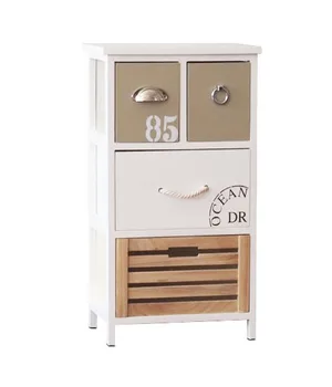 

Drawer Baltica wooden, with 4 drawers different colors