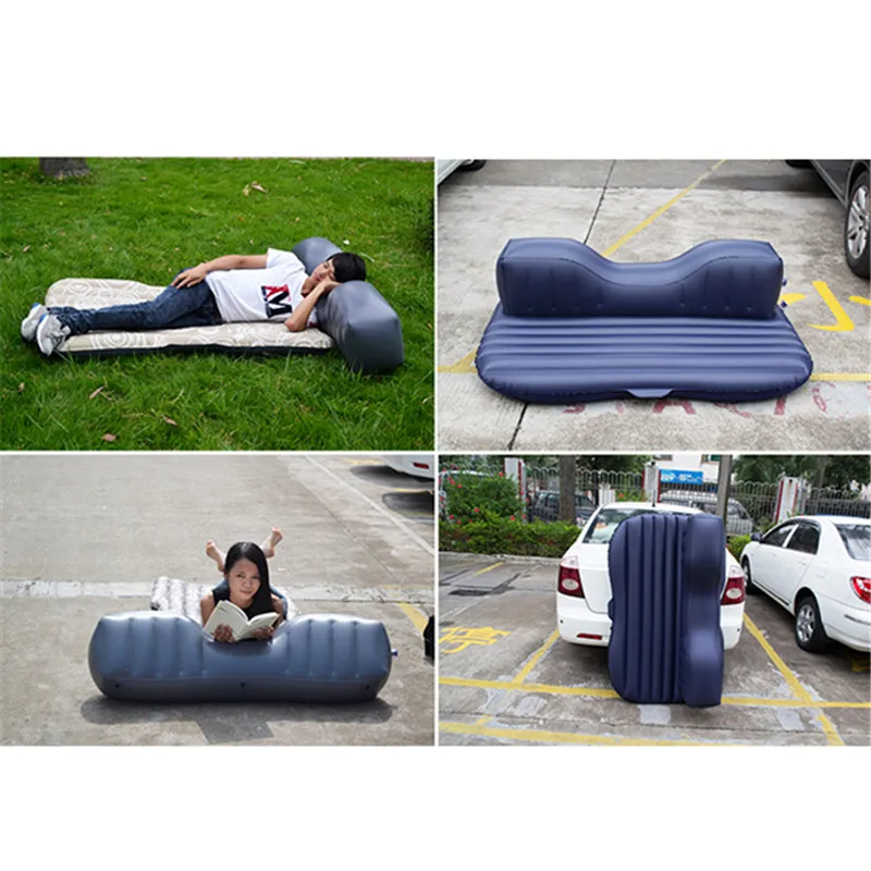 

Auto Car Styling Hot Sale Travel Camping Hot sale Waterproof Car Air Bed Inflatable Mattress Back Seat Cushion + 2 Pillows HWC