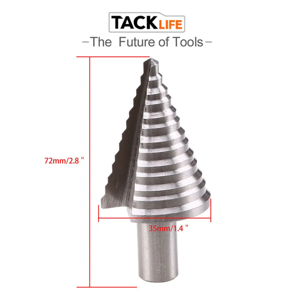 

High Speed Steel Silver Convenience Tools Multiple Hole Cutter Hex Titanium Step Drill Useful Countersink Gadget Sheet Kit