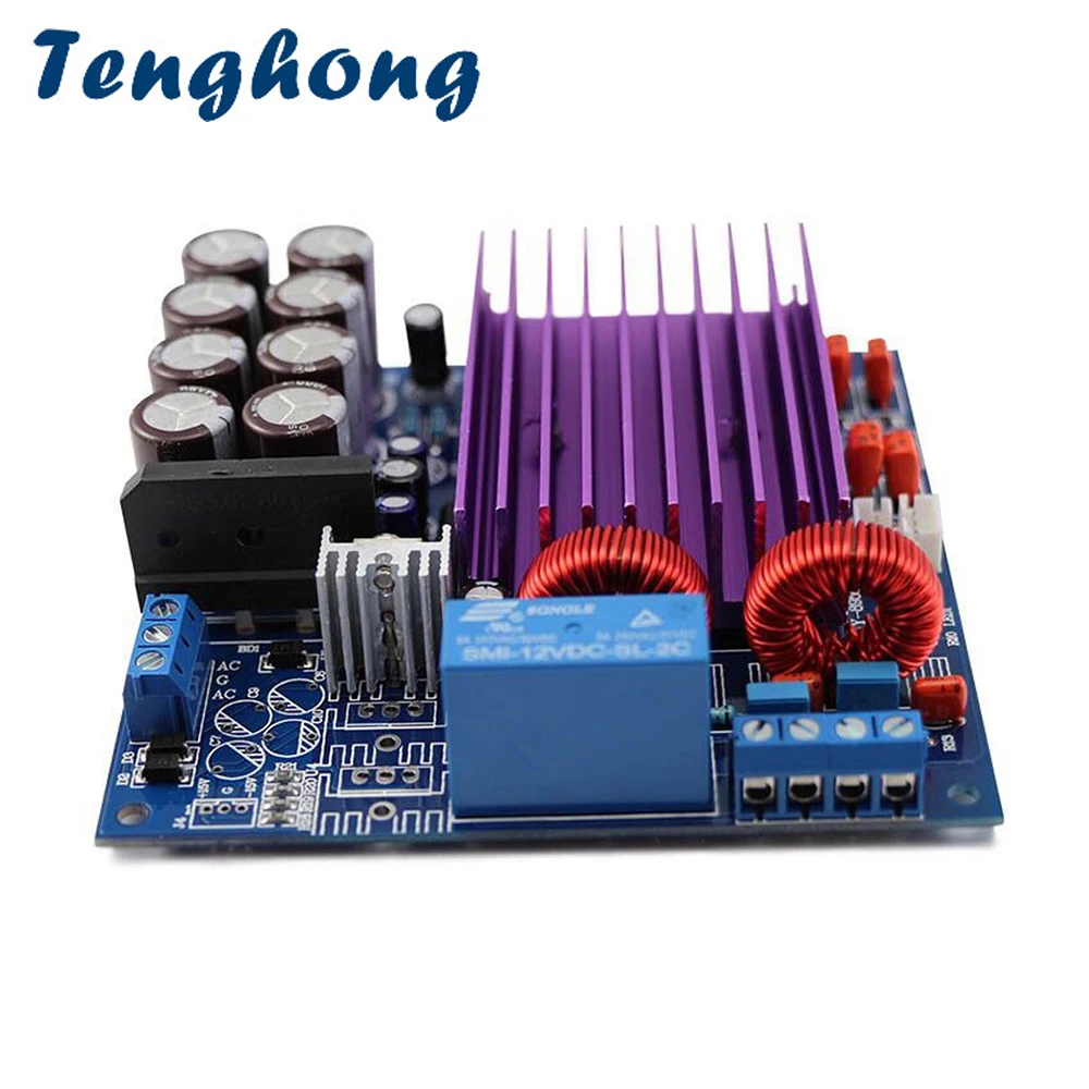 Цифровая плата усилителя мощности Tenghong TDA8950 170 Вт * 2 сабвуфера класса D Hi Fi Плата