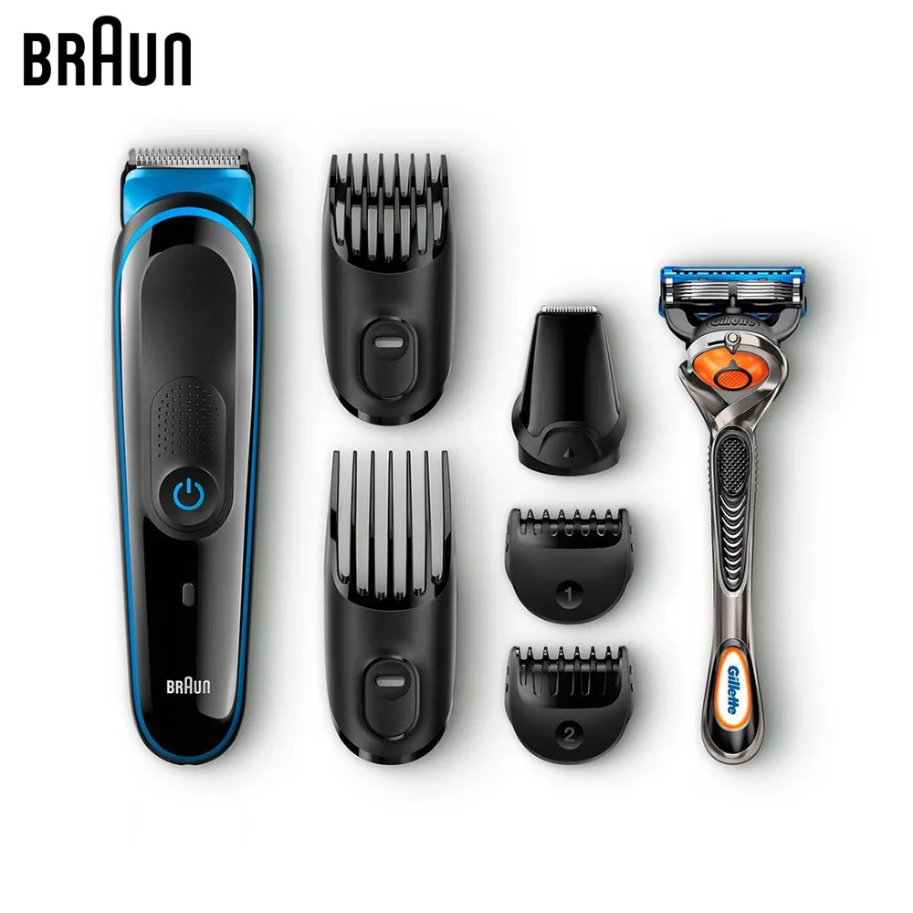 Триммер для стайлинга Braun MGK3045 + Бритва Gillette|Триммеры волос| |
