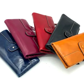 

Female gift Stylish wallet Card package cute cash wallet new style Money Clips Genuine Leather Women trend wallet