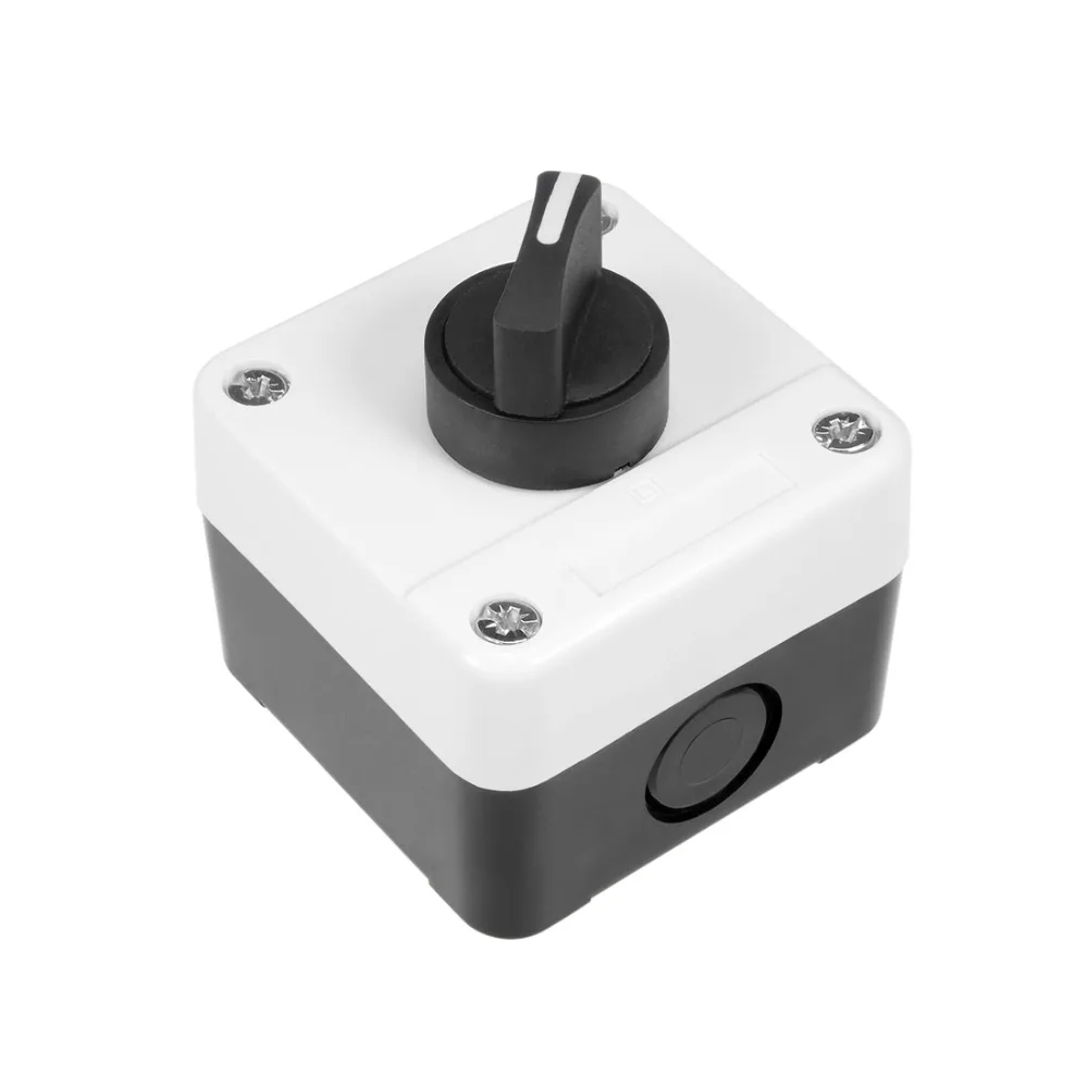 

UXCELL Long Handle Latching 2-Position Rotary Selector Push Button Switch 400V 10A/6A To Control The Electromagnetic Starter