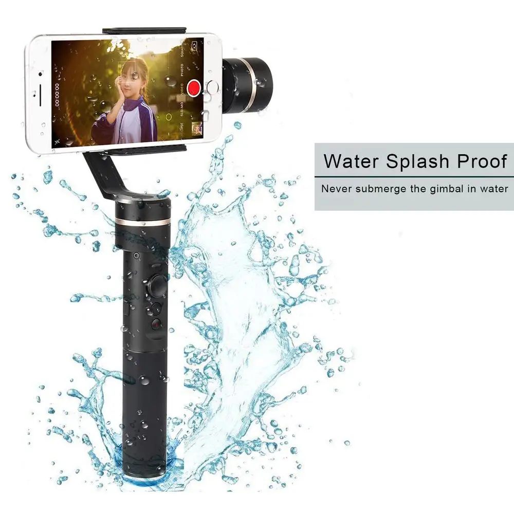 

Feiyu SPG Upgraded Version 3 Axis Designer Handheld Gimbal Stabilizer for iPhone 8 7 6 Plux X SAMSUNG Galaxy Smartphone