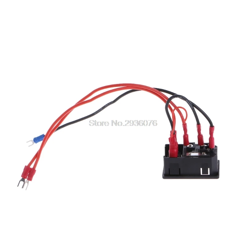 

OOTDTY 220V/110V 15A Inlet Male Plug Power Socket With Fuse Switch 3D Printer Parts