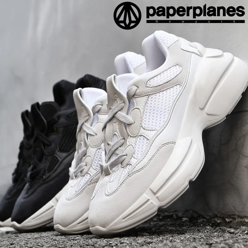 Paperplanes 1474 Новые уродливые кроссовки прогулочные тренировочные на шнуровке|Обувь