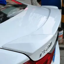 For Car Styling For Honda City 2015 2016 2017 Exterior ABS Plastic Material Unpainted Primer Rear Boot Trunk Wing Lip Spoiler