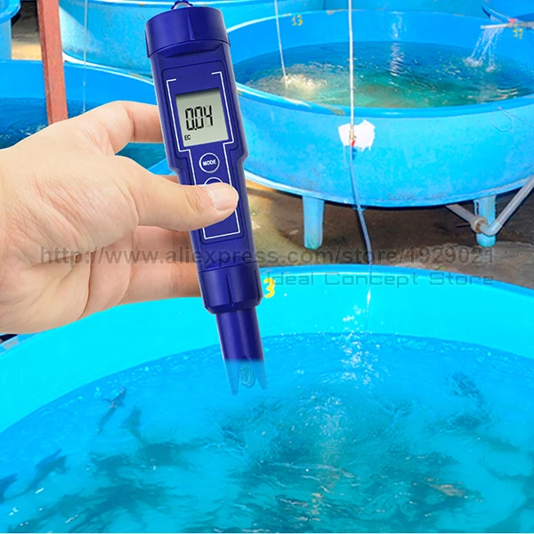 3-in-1 Digital EC / CF / TDS Meter Combo Water Quality Tester for Aquarium, Hydroponic, Laboratories, Environmental Monitoring