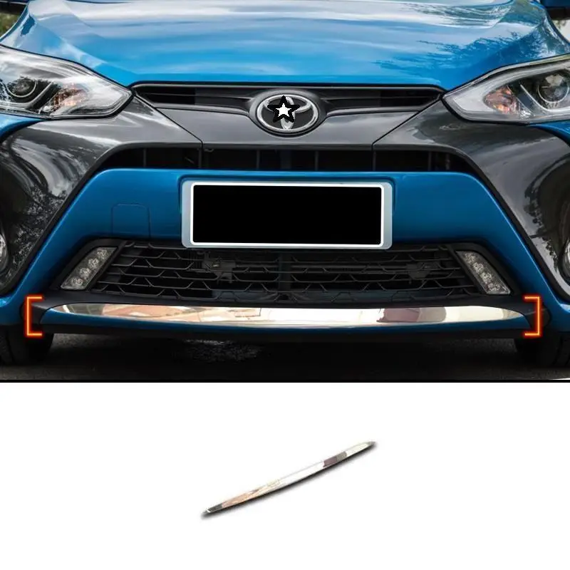

Front Bumper Grille exterior durable automovil auto modification mouldings car styling trim parts 17 FOR Toyota Yaris