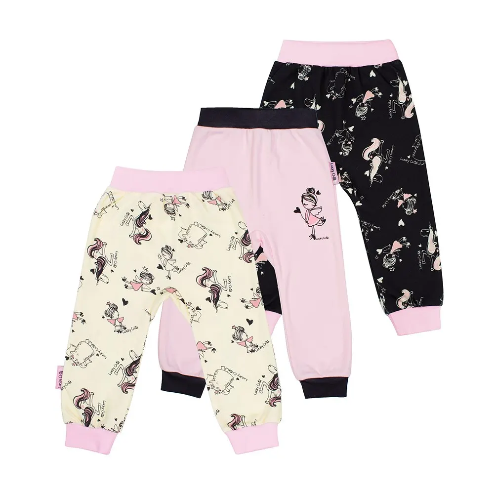 Pants Lucky Child for girls 30-199(3M-24M) Leggings Hot Baby Children clothes trousers - Цвет: Розовый