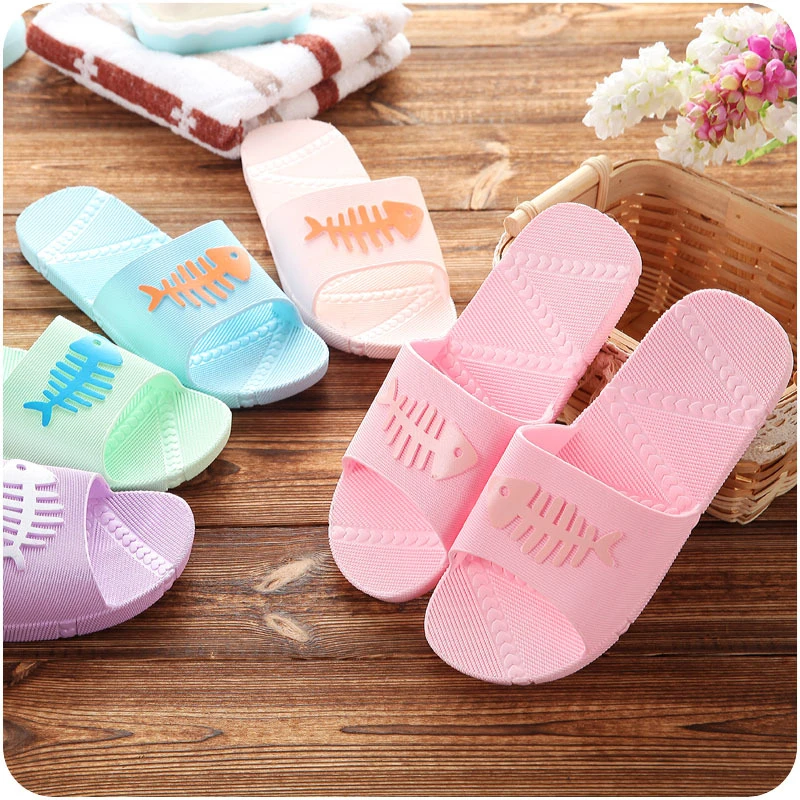 

Bathroom antiskid small fish lovers slippers summer men couples slippers home indoor cool slippers indoor wholesale