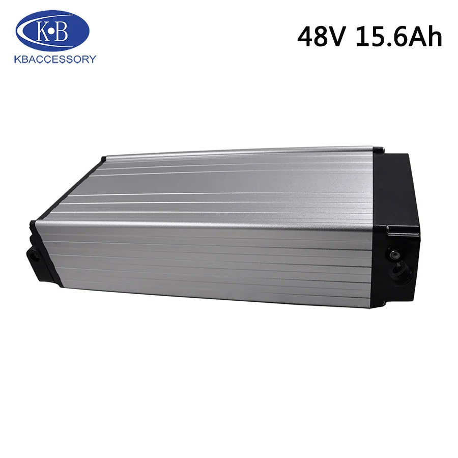 Задняя вешалка литиевая аккумуляторная батарея 48V 15.6Ah Электрический велосипед