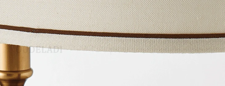 Современный минималистский круговое кольцо мраморная ткань абажур настольные лампы декоративные гостиная кровать американская вилла спальня E27
