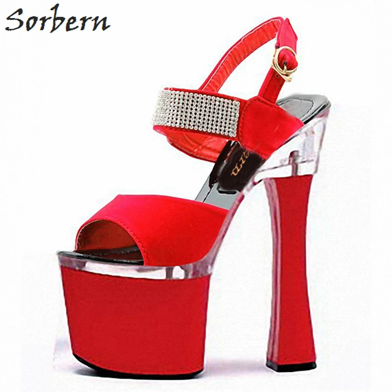 red high heels size 11