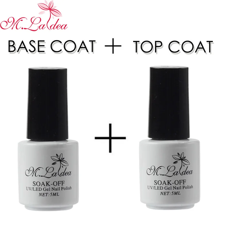 М. ladea 5 мл Основа для ногтей матовый Лаки Гели Soak Off Long Lasting Nail Праймеры гель uv
