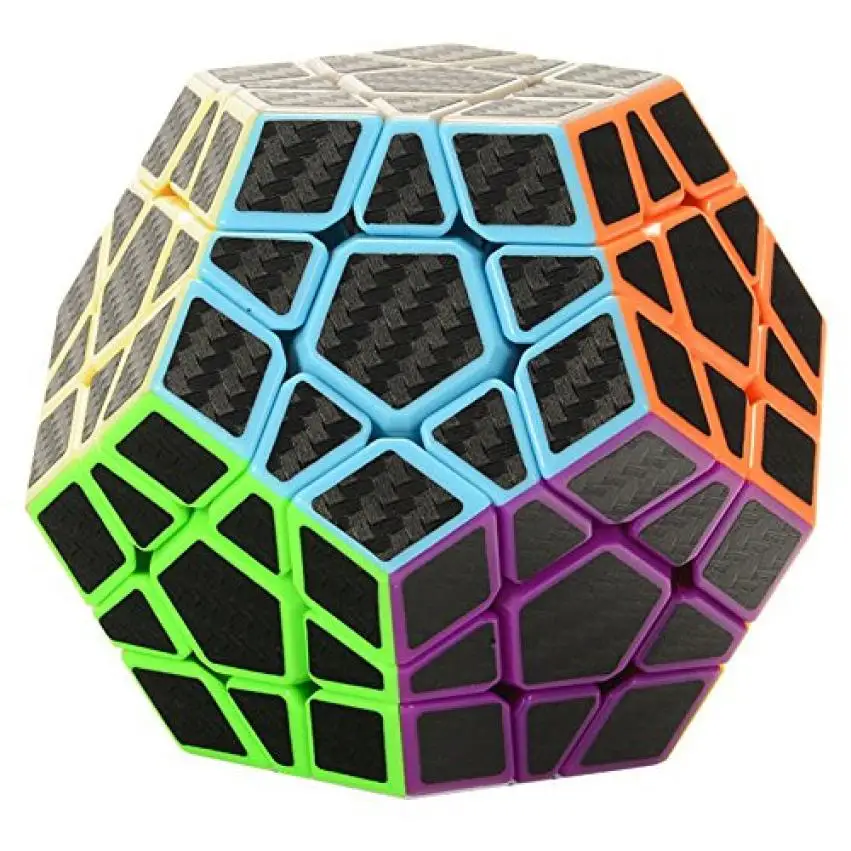 

3x3 Megaminx Speed Cube Puzzle with Carbon Fiber Sticker Smooth Pentagonal Dodecahedron Puzzles Cube IUNEED TOY Store