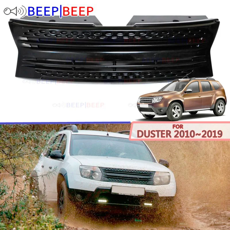 Решетка радиатора для Renault Dacia Duster 2010 ~ 2014 / 2015 2019 украшение автомобильного