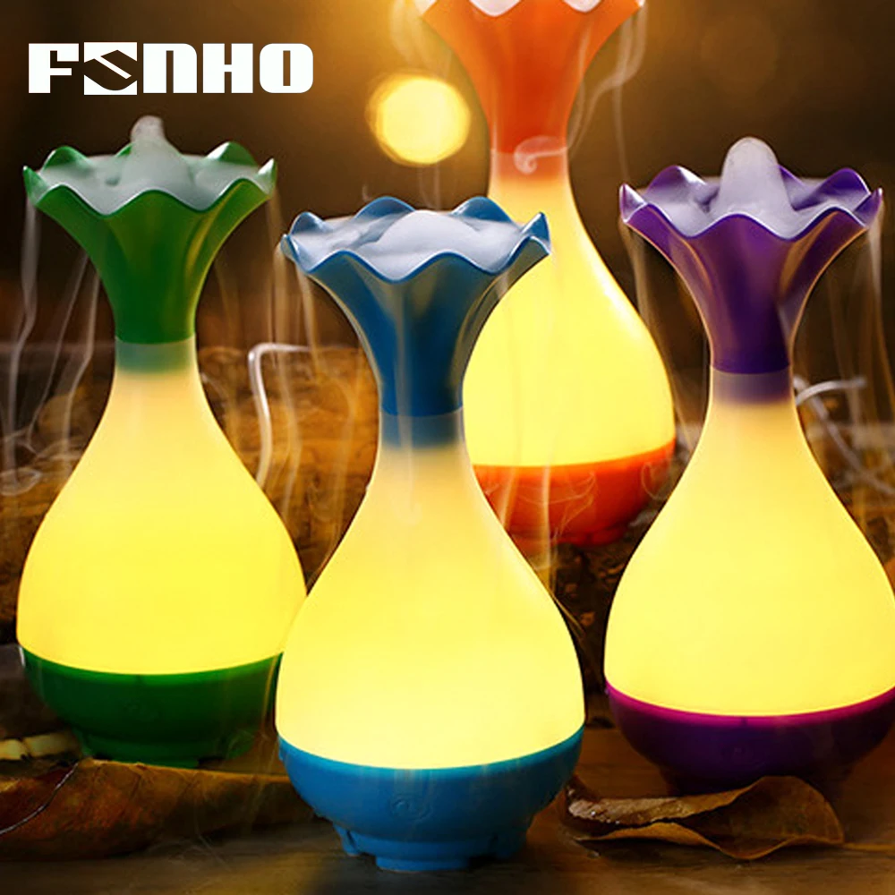 

FUNHO Aroma Air Humidifier with Essential Oil Difusores USB Nlight Light Ultrasonic aromaterapia Mist Maker For Home WH