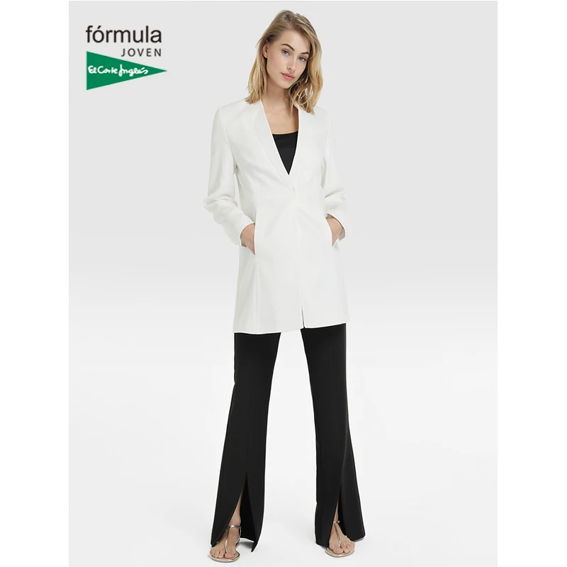 Fórmula Joven abrigo mujer Levita costura suave tela moda cómoda nuevo diseño de verano 2019 Corte Inglés|Gabardina| AliExpress