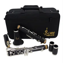 Кларнет 17 ключ BB ровное сопрано бинокулярный кларнет с смазка для пробки очистки тканевые перчатки 10 Тростников отвертка Рид Чехол