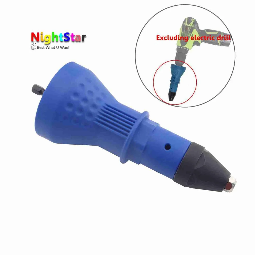 Goede Elektrische Klinknagel Moer Gun Draadloze Klinkgereedschap, Cordless Klinken Boor Adapter, Insert Moer Power Tool Accessoires