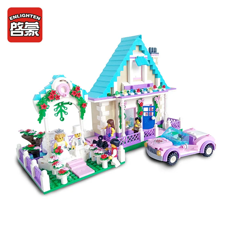 Enlighten 613pcs 1129 City Marriage Room Block Wedding Bridegroom Building Blocks baby Toys building bricks toys for children baby-building-blocks : image Enlighten 613pcs 1129 City Marriage Room Block Wedding Bridegroom Building Blocks baby Toys building bricks toys for children baby-building-blocks