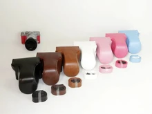 Retra Vintage Leather Digital Camera Bag Case for Fujifilm XM1 X-M1 XA1 X-A1 XA2 XM3 XA3 XA10 Cover with Strap High Quality