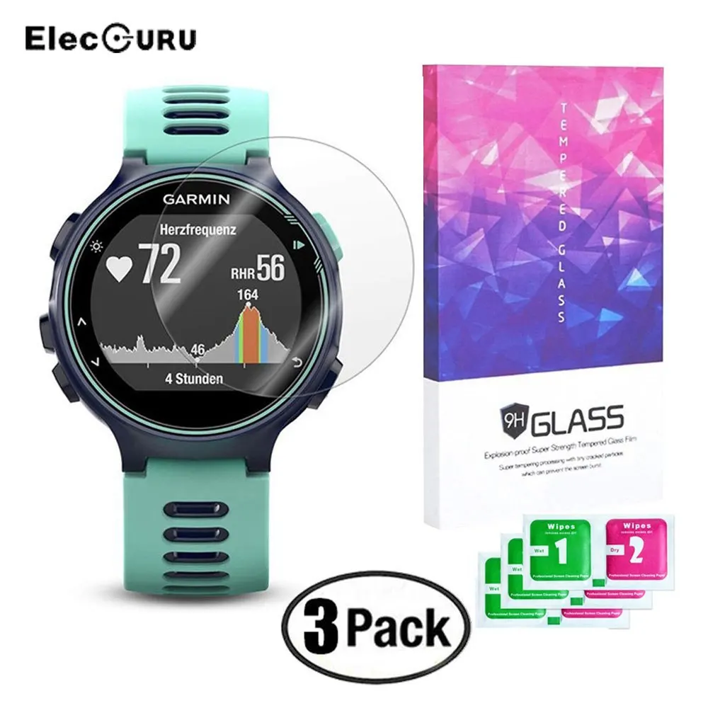 Защитная пленка для экрана из закаленного стекла часов Garmin Forerunner 735XT с защитой от