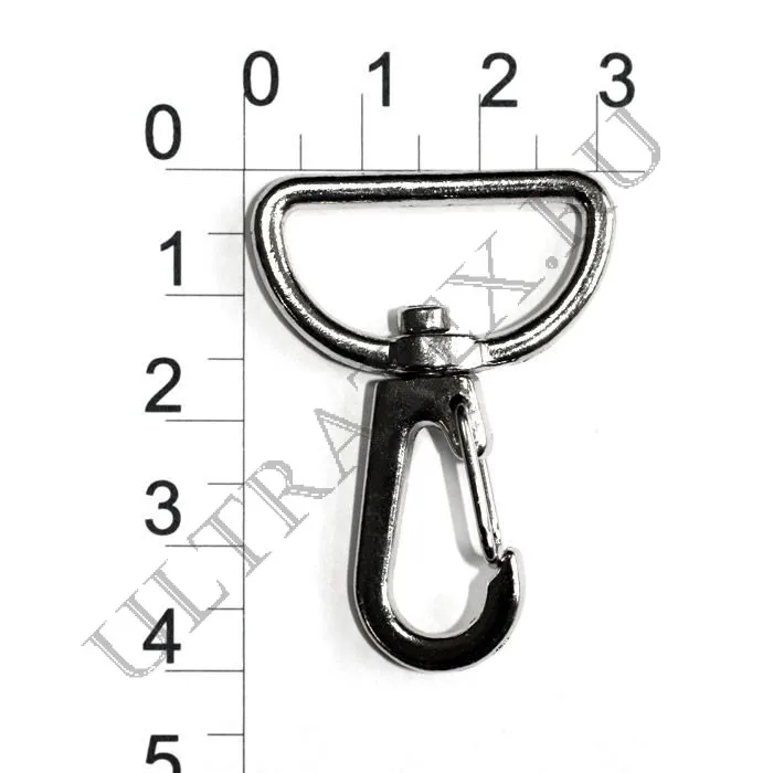 100 pcs, different sizes, Metal Handbag Bag Clasps Lobster Swivel Trigger Clips Snap Hooks Buckles Carabiner Gold Silver Bronze - Цвет: Nickel 20x40mm